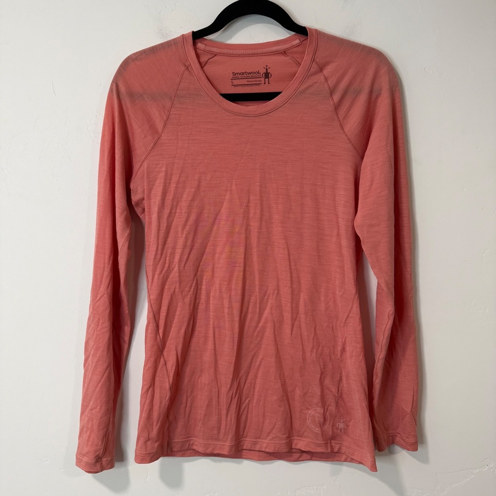 Smartwool Womens Merino 150 Base Layer Small Pink Excellent Plant-Based Dye